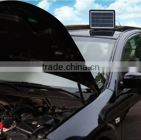 Portable 12v Solar Car Battery Charger Solar Energy System for Car /trucks / Motorcycle/boats Battery Charger photo-4