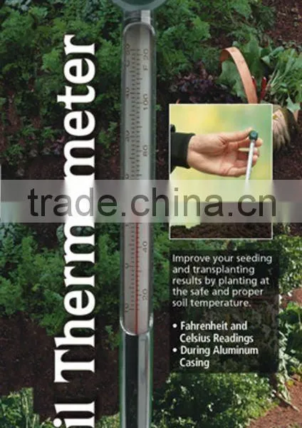 Soil Thermometer Temperature F & C Plant Garden