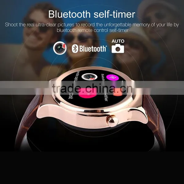2016 New Arrival Support SIM SD Card Bluetooth WAP GPRS SMS MP3 MP4 USB For IPhone And Android Smart Watch T3 Smartwatch photo-3