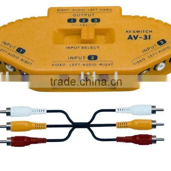 Game Selector RCA Splitter AV SWITCH