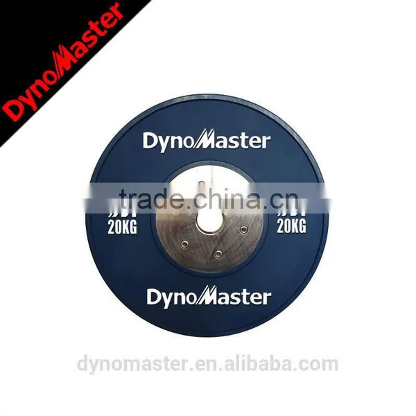 High Quality Olympic Color Rubber Bumper Weight Plates Barbell Plates photo-3