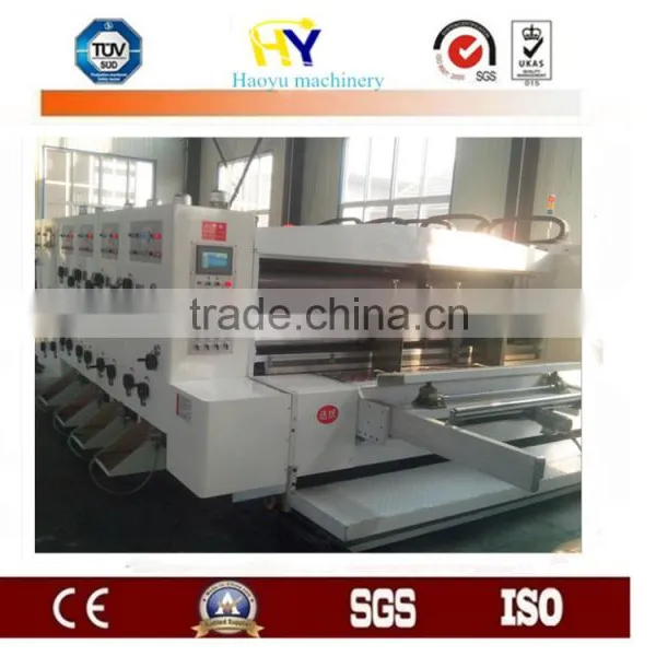 Fully Automatic Carton Box Flexo Printer Slotter and Die Cutter Machine