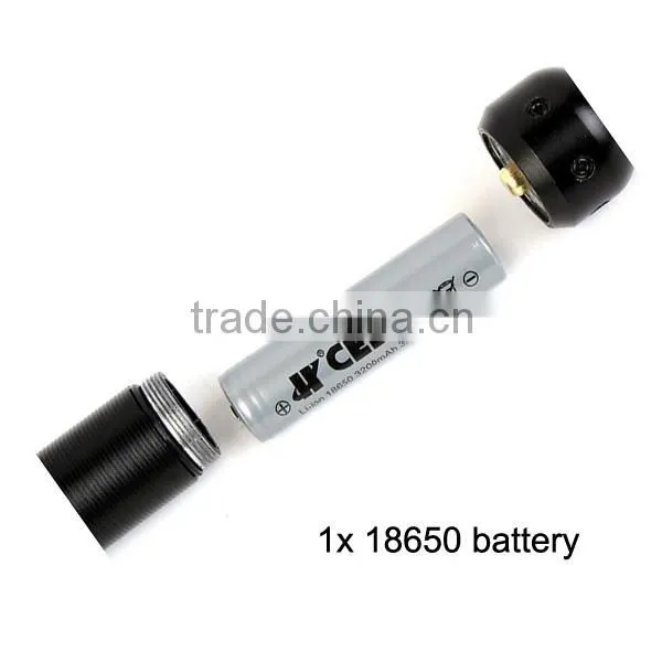 1180 Multi-function Self-defense Rechargeable Baseball Shape 1101 Police Security Flashlight photo-5