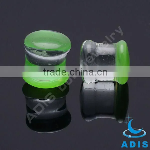 New Arrival Glass Ear Plug Body Jewelry Piercing Pyrex Glass Gauges photo-2