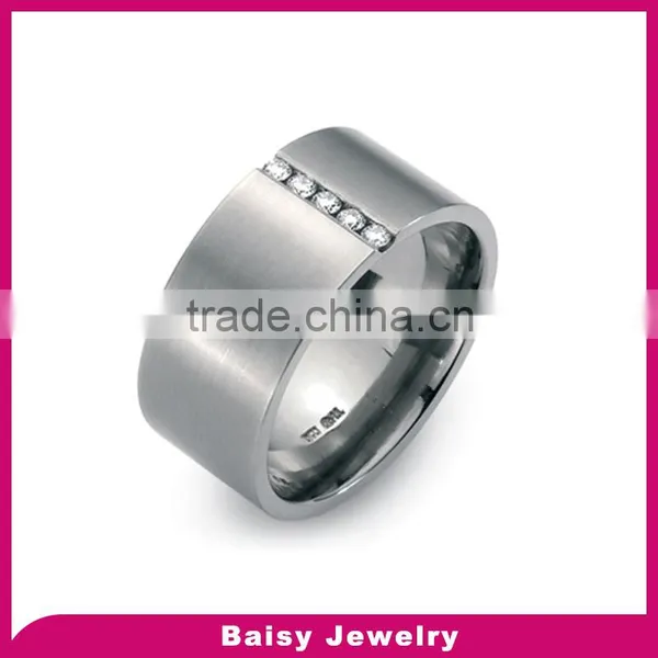 China Popular Customized Titanium Rings for Men Jewelry photo-6