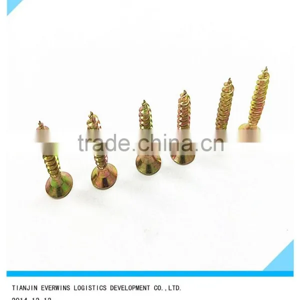 Brass Plated Screws Pozidriv Head Fine Thread Drywall Screws photo-6