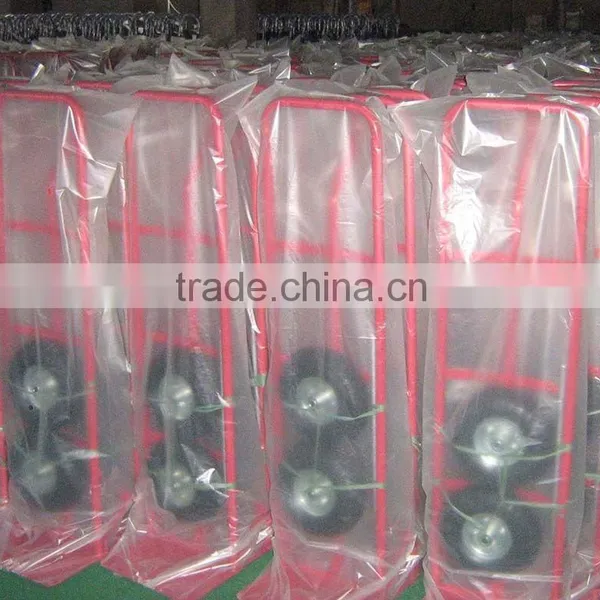 Chinese Cheap Heavy Duty Hand Pull Trolley Ht1805 With PU Foam / Pneumatic / Solid Wheels