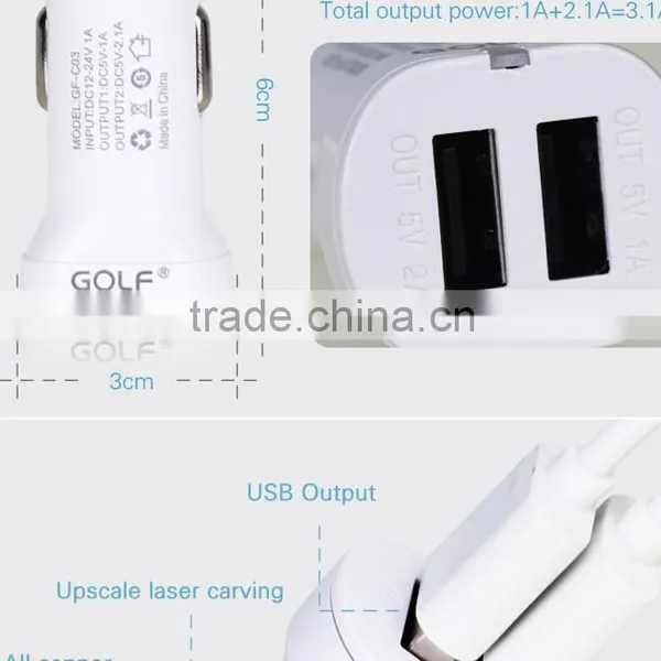 Hot Sellling 5v 2a Dual Usb Output Universal Mini Car Charger for Ipad and Mobile Phone photo-6
