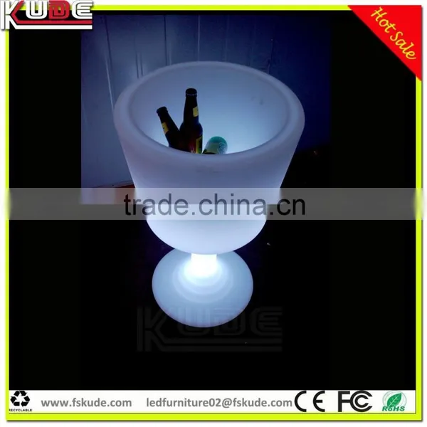 Wave Shape Bar Table Glowing Led Lighting Bar Counter photo-5