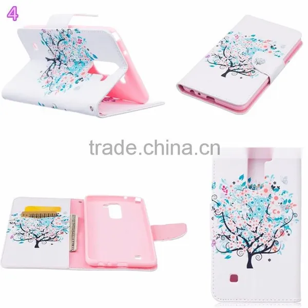Painted Colored Leather Cover Soft Tpu Case for LG Neuxs 5X Flowers Animals Design Case photo-2