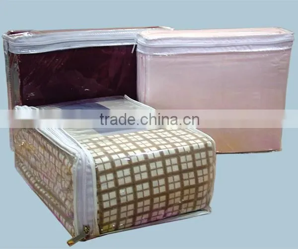 Clear Vinyl Pvc Zipper Blanket Bags for Bedding photo-4