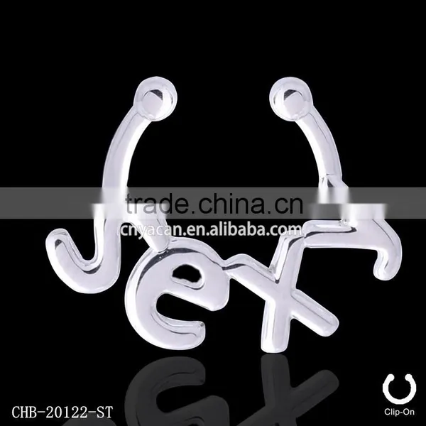Newest Designs Surgical Steel Septum Clicker Hot Sale Nose Ring photo-3