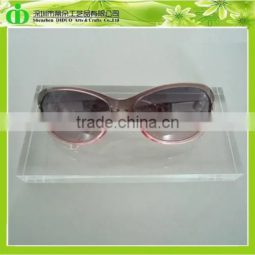 DDU-0011 ISO9001 Chinese Factory Wholesale SGS Test Crystal Clear Display Sunglasses photo-3