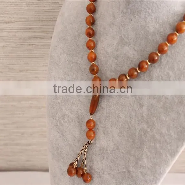 New Design Red Color Acrylic Beads Necklace Women Necklace Jewerly photo-6