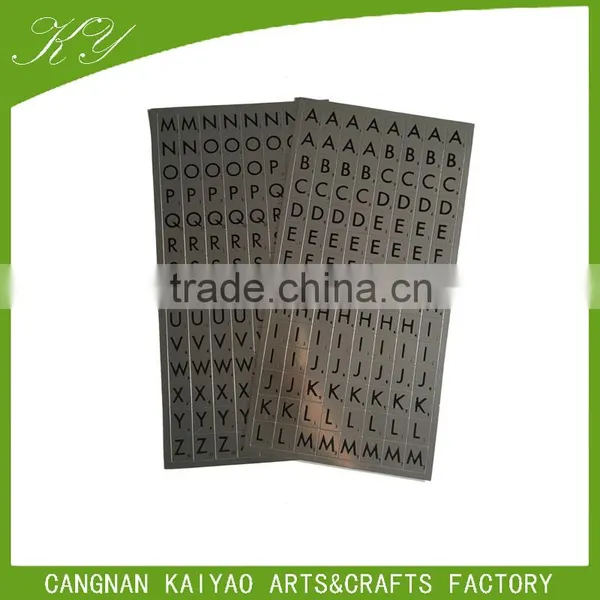 Custom Printed Small Alphabet Letter Stickers photo-4