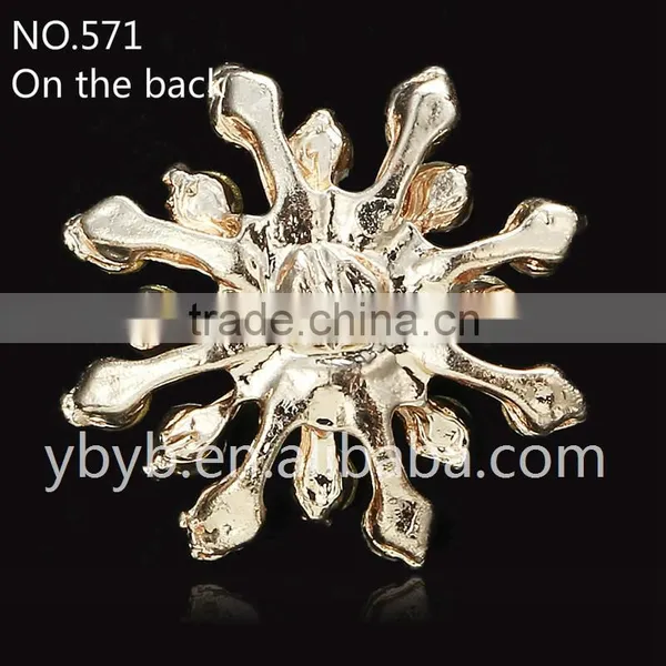 Branches Rhinestone Flower of Garment Accessory for Dress Design -571 photo-3