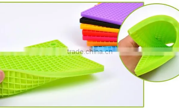 Square Shape Placemat Heat Resistant Silicone Dinner Table Coaster photo-2