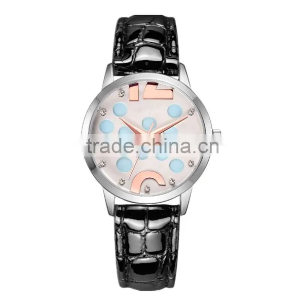 New Models From Doris Watch Fashion Design Pink Spot Dial Japan Movt Women's Wrist Latest Watches photo-5