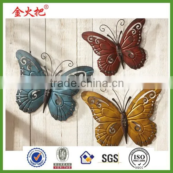 2015 New Gift Craft Colorful Metal Outdoor Garden Decorations Butterfly photo-4