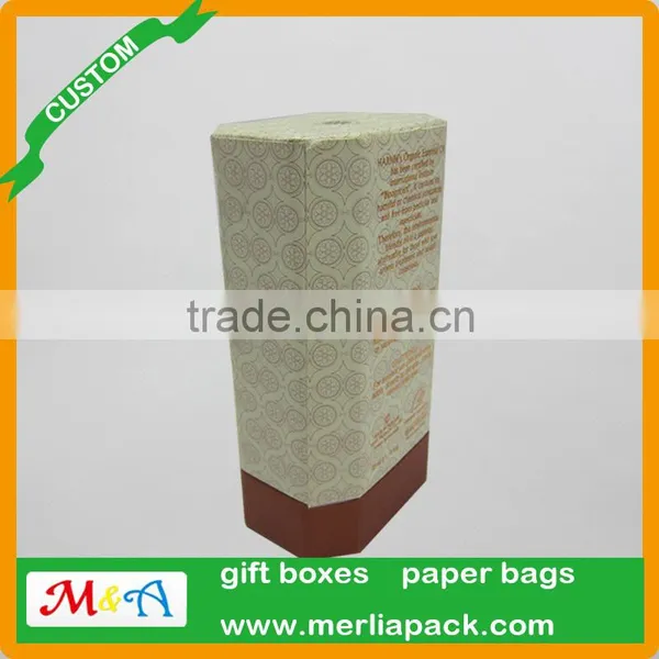Octangle Essential Oil Paper Boxes Blend Clove Orange Skin Care Treatment Boxes photo-4