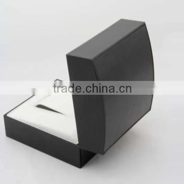 Black Fancy Paper Watch Box , Cardboard Watch Box , Watch Box Packaging photo-3