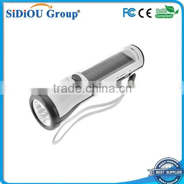 Solar Charger Flashlight Radio Dynamo Flashlight Radio