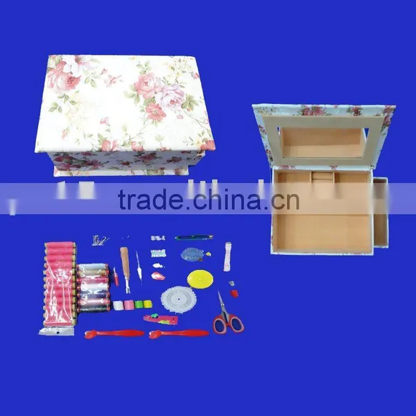Fabric Storage Box for Jewely and Sewing Accessorie Use