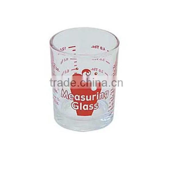 Glass 2 oz measure cup for kitchen