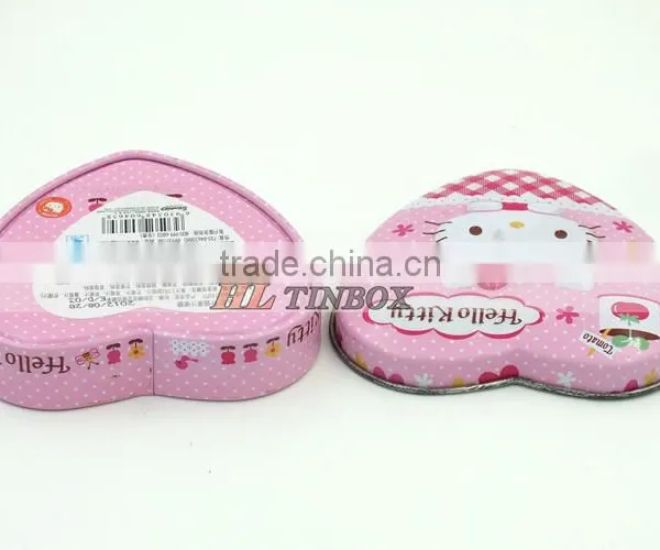 Heart Shape Cartoon Tin Can for Candy Chocolate Gift photo-3