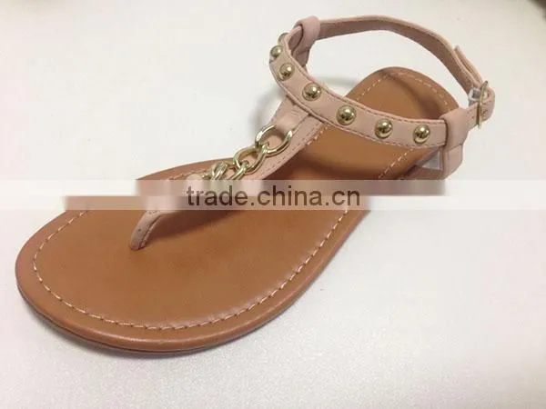 Uniseason Wearproof TRP Sole Outdoor Flat Beach Nude Sandals
