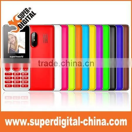 1.8inch Spreadtrum 6531 Gsm 32+32MB Feature Call Bar Mobile Phones With 500mAh Battery
