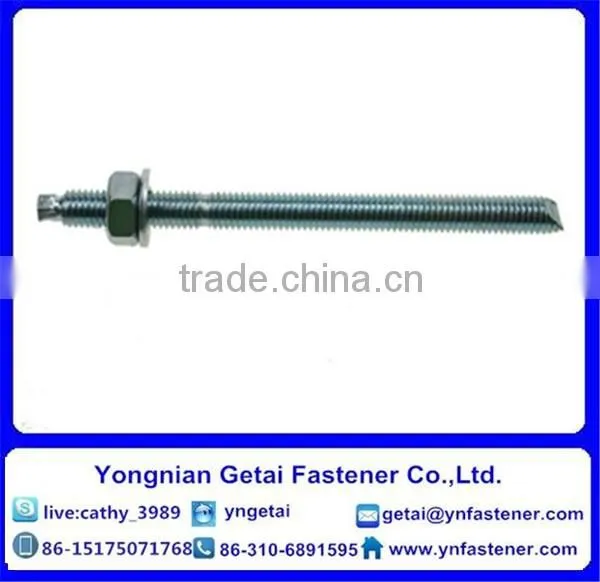 Galvanized Carbon Steel Chemical Anchor, Anchor Bolt M8-30 photo-4