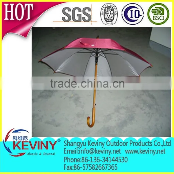 Straight Umbrella Wood Frame Umbrella Auto Open Parasol Produce by Chinease Parapuie Manufacturer photo-4