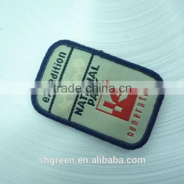 Round High Density Woven Label With Serging Border for Kids Garment photo-5