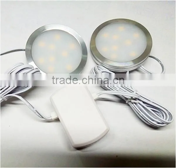 12V LED Under Cabinet Lamp 2W Round Shape photo-4