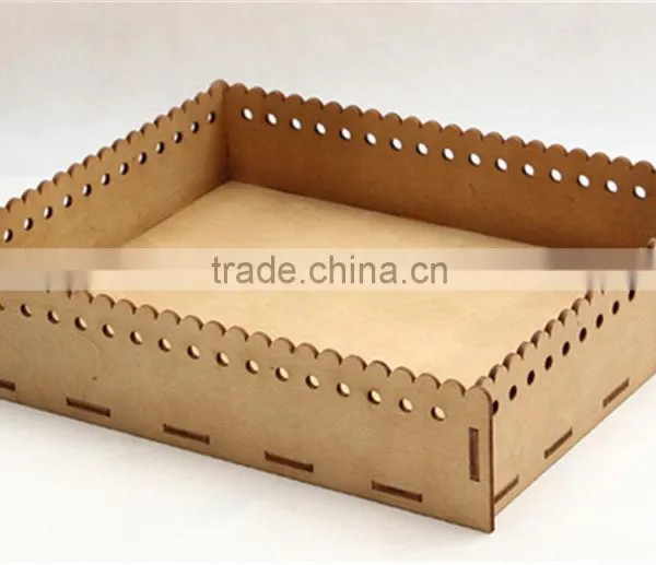 Plywood Tray With Hollow Out Holes,hollow Out Wooden Tray,hollow Out Serving Tray photo-4