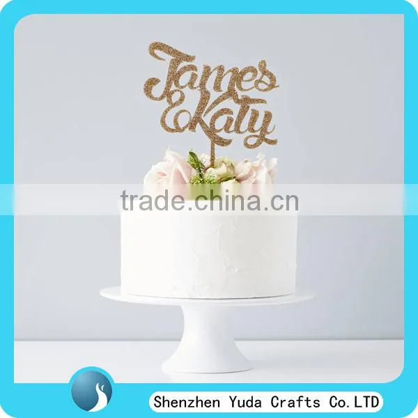 Silhouette Leaning Bride Groom Name Acrylic Wedding Cake Topper photo-4