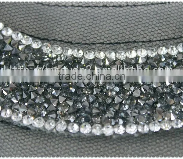 Popular Hot Fix Rhinestone Collar/fancy Rhinestone Collars for Garment photo-6