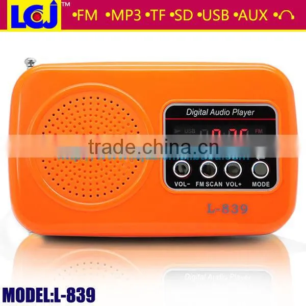 Hot Sale Very Cheap Mp3 Players (L-839)