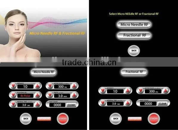CE Approved Factory Supply Vertical Fractional RF Wrinkle Removal Machine/Fractional Microneedle Radiofrequency photo-3