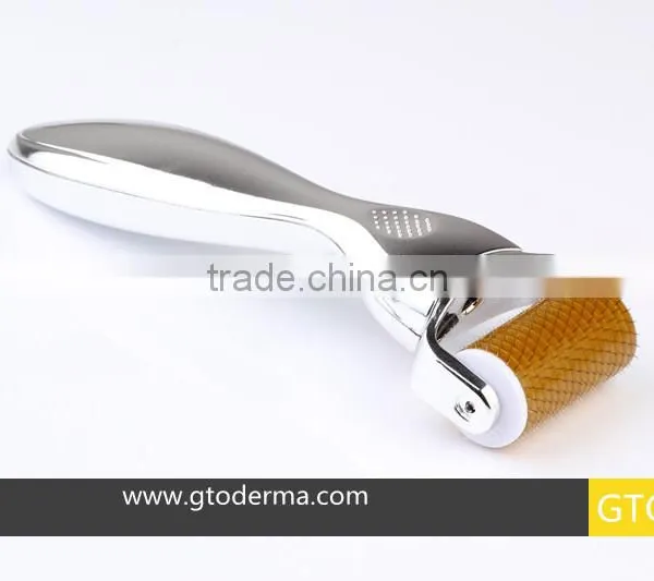 GTO400 Needles Body Derma Roller Micro Needle Roller With Hot Silver Handle photo-5