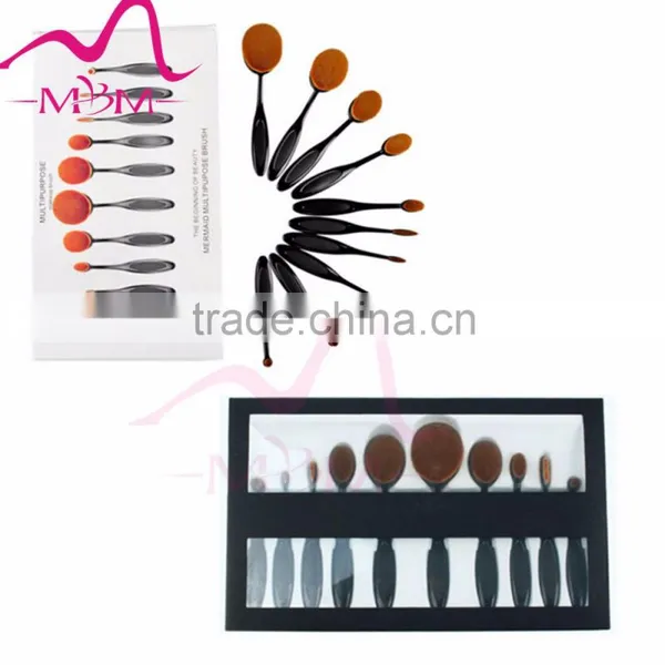 High Quality Cheap Custom Brush Set 10 , Makeup Brush Synthetic Hair , Makeup Brush photo-5