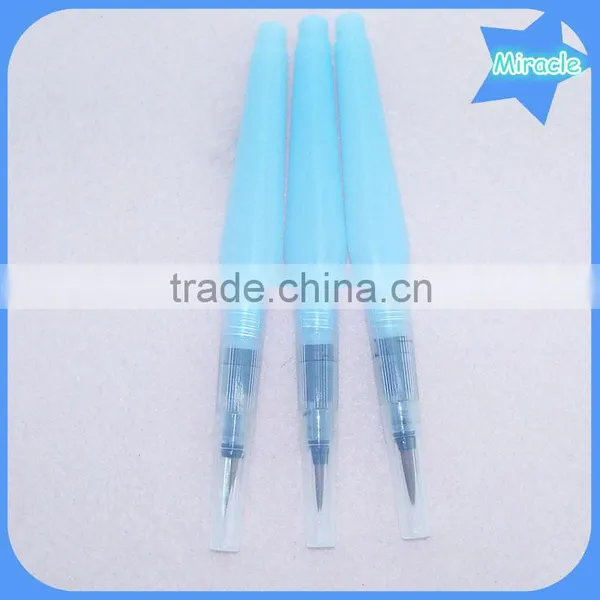 Plastic Handle for Kids Watercolor Painting Nylon Hair Water Color Brush Pen