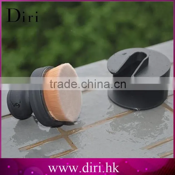 Beauty Round Rubber Paint Slanting Push-pull Foundation Brush