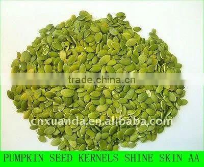 2014 new crop pumpkin seed kernels shine skin AA,A