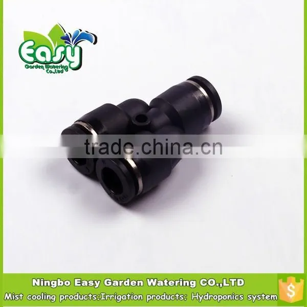 8mm Pneumatic Quick Slip Lock Y Connector.Quick Connector.pneumatic Tee Fitting. for Hydro-pnuematic Technology