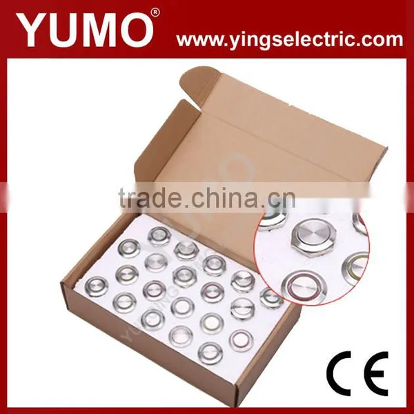 Hot Sale ABS12C-Q1 8mm 12mm 16mm 19mm 22mm 25mm Self Lock Metal Push Button Waterproof Mini Push Button Switch photo-3