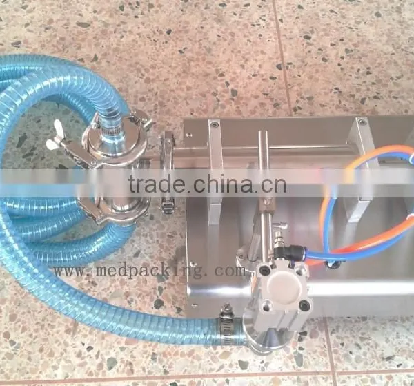 10-300ml Single Head Liquid Softdrink Pneumatic Filling Machine photo-3