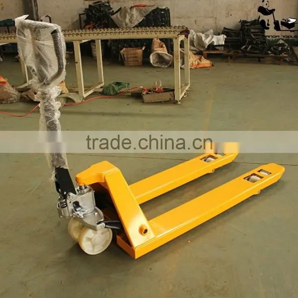 Hand Scissor Lift 2 Ton Pallet Truck Scale photo-4