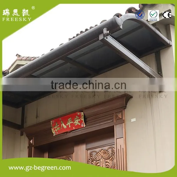 Freesky Waterproof Large Size Polycarbonate Awning for Balcony /patio/garden/gazebo Cover photo-5